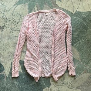 Kids - Cat&Jack Pink Waffle Cardigan L/S. Sz 10/12. Exc Cond. PF/SF Home.